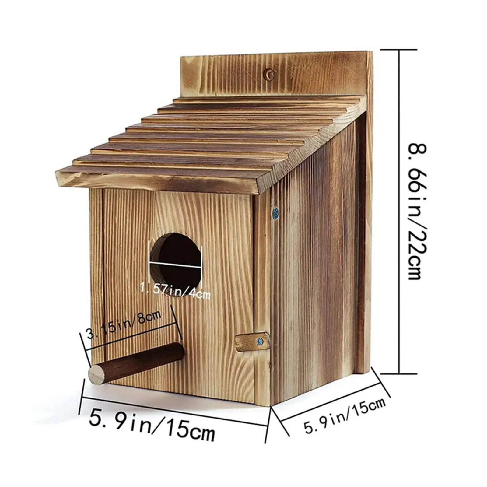 Bird House Birds Nest Bird Feeder Bluebird House Wooden Bird Box Hanging