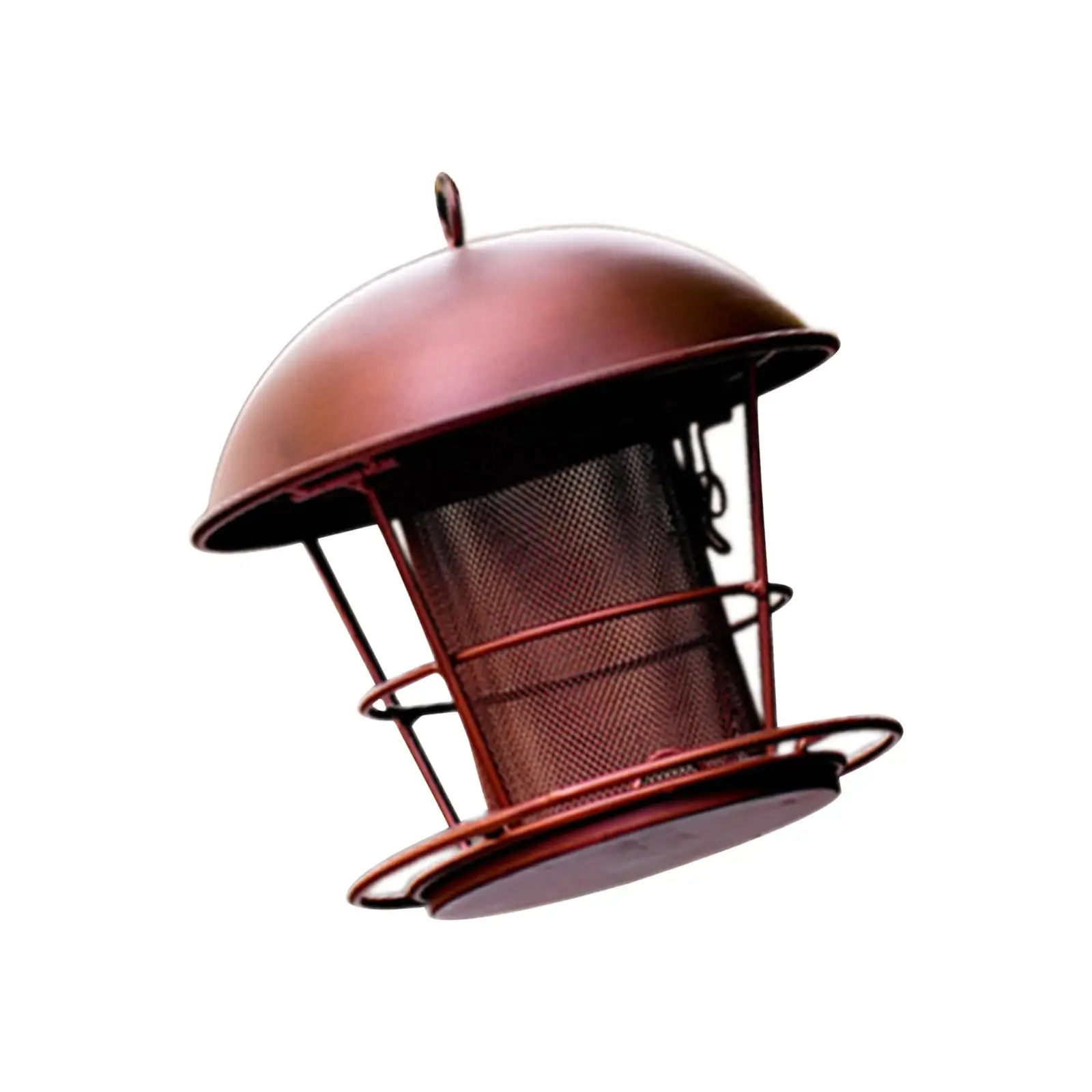 Metal Bird Feeder for Outdoor Hanging Accessories Waterproof Hanging Bird Feeder Red Squirrel Proof Bird Feeder Bird Lovers