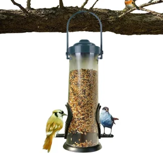 Simple Hanging Clear Bird Feeder